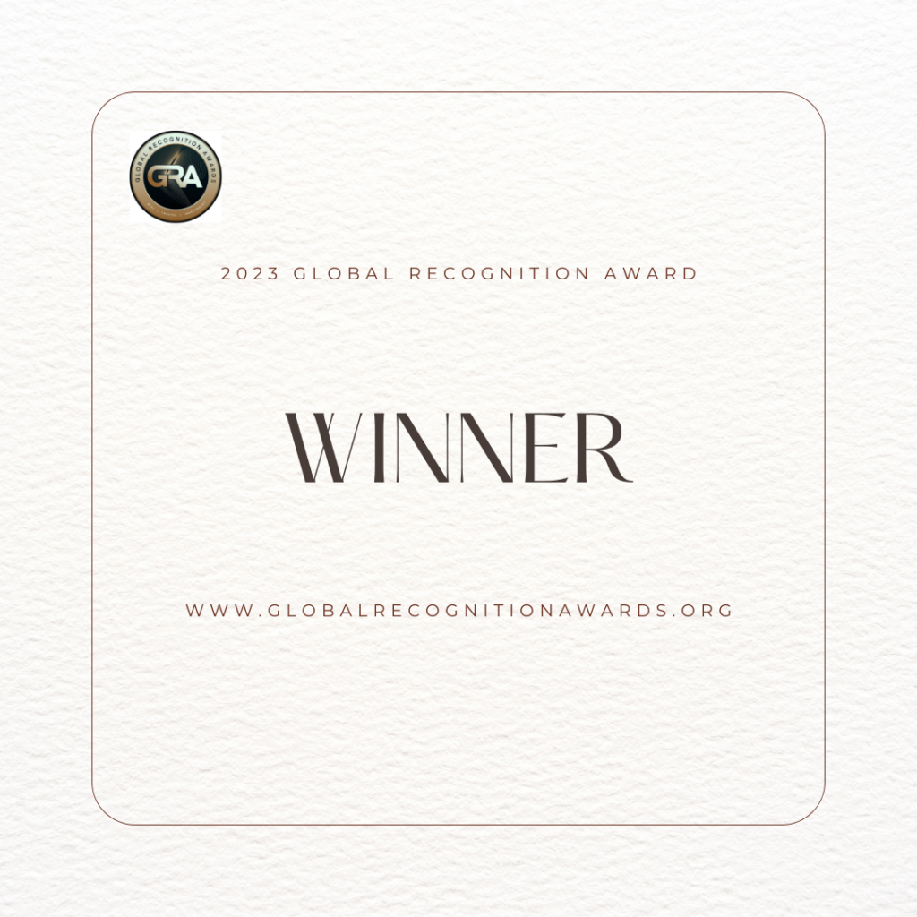 2023 global recognition award winner badge